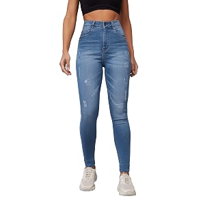 Dolce Crudo Womens Skinny Fit High Rise