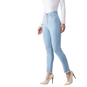 Dolce Crudo Womens Skinny Fit High Rise