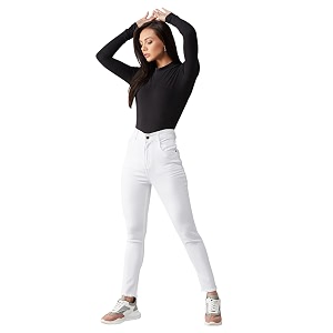Dolce Crudo Womens Skinny Fit High Rise