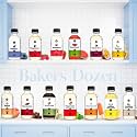 Dolce Flav Baker's Flavoring Oils, 2 Oz Bottles, Pack of 13