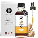 Dolce Flav Ginger Extract - 2 Ounce Oil-Soluble Multipurpose Flavoring Ideal for Candy Making, Baking, Lip Balm, and Ice Cream - Ginger Concentrate Perfect for Weight Management