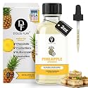Dolce Flav Pineapple Extract – 2 Ounce Oil-Soluble Kosher, Sugar-Free, Concentrated Tropical Flavor for Candy, Chocolates &amp; Desserts, Includes Measured Dropper
