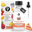 Dolce Flav Tropical Punch Extract – 2 Ounce Oil-Soluble Kosher, Sugar-Free, Concentrated Fruity Tropical Punch Flavoring for Baking, Smoothies &amp; Desserts, Includes Measured Dropper