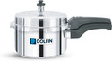 Dolfin Stainless Steel 2 L Induction Bottom Pressure Cooker (Stainless Steel)