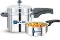 Dolfin Stainless Steel 3 L, 2 L Induction Bottom Pressure Cooker (Stainless Steel)