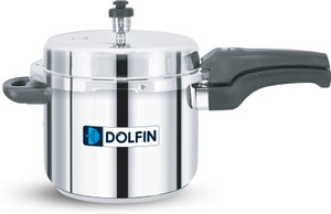 dolfin stainless steel 5 l induction bottom pressure cooker stainless steel