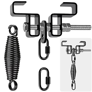 dolibest boxing punching bag hanger heavy duty steel beam holder with spring heavy bag hanger bracket for boxing muay thai training 350lbs capacity