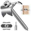 Dolibest SUS 304 Stainless Steel Fence Nails, Reusable Fence Staples-100Pcs