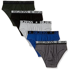 Dollar Bigboss Mens Solid Brief Pack of