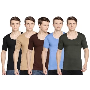 Dollar Bigboss Mens Solid Regular Fit Vest