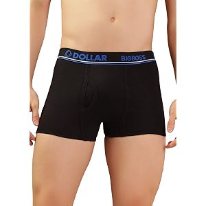 Dollar Bigboss Mens Solid Cotton Trunk Colour