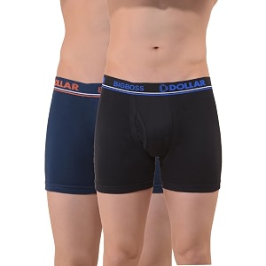 Dollar Bigboss Mens Solid Cotton Trunk Colour