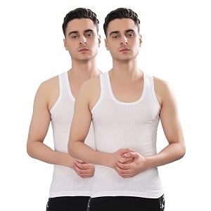 Dollar Bigboss Mens White Solid Cotton Regular