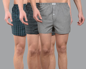 dollar checkered men boxer