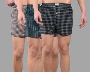 dollar checkered men boxer