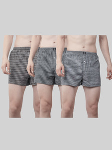 dollar checkered men boxer