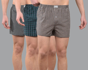 dollar checkered men boxer