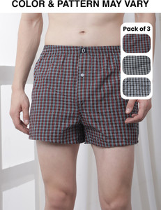 dollar checkered men boxer