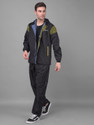 Dollar Colorblock Men Raincoat