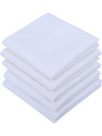 Dollar Cotton Handkerchiefs Hanky for Men ["White"] Handkerchief