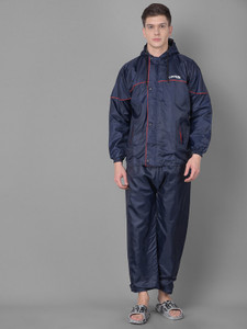 dollar dollar rainguard mens pvc full sleeve solid reversible raincoat set solid men rain suit