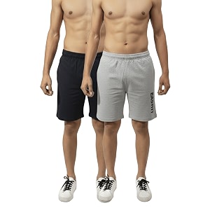 dollar easy fit cotton blend pack of 1 solid men39s shorts