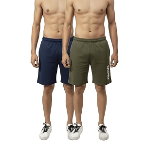 dollar easy fit cotton blend pack of 1 solid men39s shorts