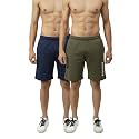 Dollar Easy Fit Cotton Blend Pack of 1 Solid Men's Shorts