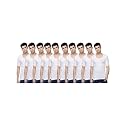 Dollar Lehar Men Combed Cotton Round Neck with Sleeve Vest -White