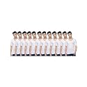 Dollar Lehar Men Combed Cotton Round Neck with Sleeve Vest -White