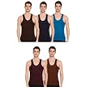 Dollar Men39s Solid Regular Vest MLHVE-01_Assorted 4XL