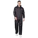 Dollar Rainguard Men's PVC Full Sleeve Solid Reversible Raincoat Set with Adjustable Hood and Pocket