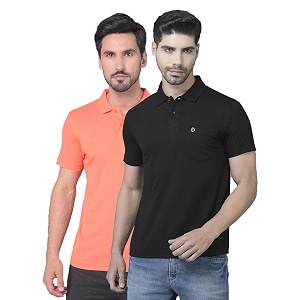 dollar mens cotton casual solid polo tshirt pack of 1
