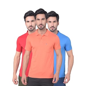 dollar mens cotton casual solid polo tshirt pack of 1