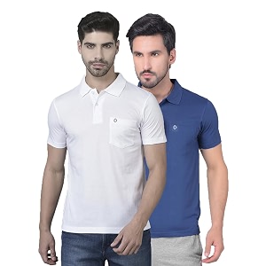 dollar mens cotton casual solid polo tshirt pack of 1