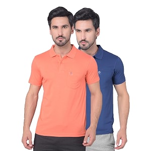 dollar mens cotton casual solid polo tshirt pack of 1
