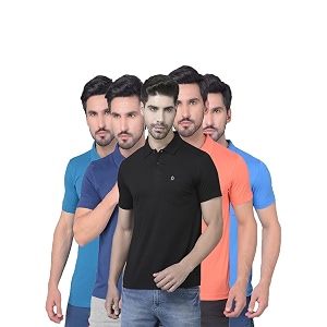 dollar mens cotton casual solid polo tshirt pack of 1