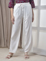 Dollar Missy Women Relaxed White Viscose Rayon