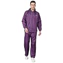Dollar Rainguard Men's PVC Full Sleeve Solid Reversible Raincoat Set with Adjustable Hood and Pocket