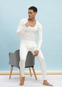 Dollar Round Neck Top & Bottom Set Men Top - Pyjama Set Thermal
