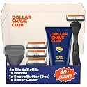 Dollar Shave Club - Member Exclusive Shave Set (Black) - 6 Blade Razor Kit