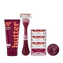Dollar Shave Club For Women - Member Exclusive (Maroon) - Premium Shave Kit