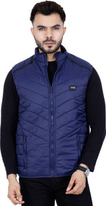 Dollar Sleeveless Solid Men Jacket