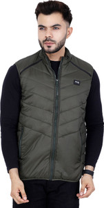 Dollar Sleeveless Solid Men Jacket