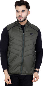 Dollar Sleeveless Solid Men Jacket