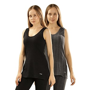 dollar ultra thermal solid sleeveless top for women