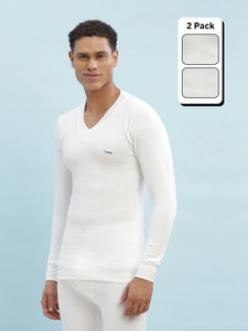 dollar ultra packof 2 full sleeve v neck men top thermal