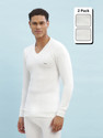 Dollar Ultra Packof 2 Full Sleeve V Neck Men Top Thermal