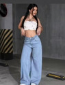 Dollfashion Loose Fit Women Blue Jeans