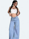 Dollfashion Loose Fit Women Blue Jeans
